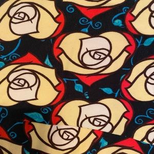 Llr tc rose leggings euc